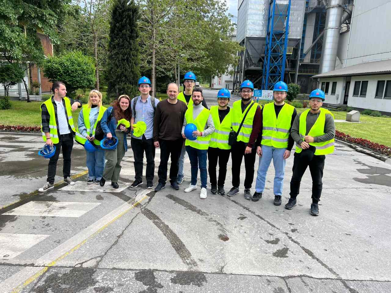 ME Students Visit Lukavac Cement Factory