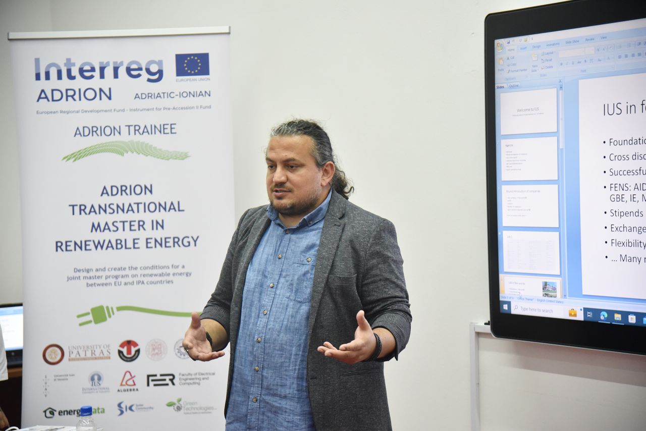 “ADRION TRAINEE” Project Open Day Held at IUS