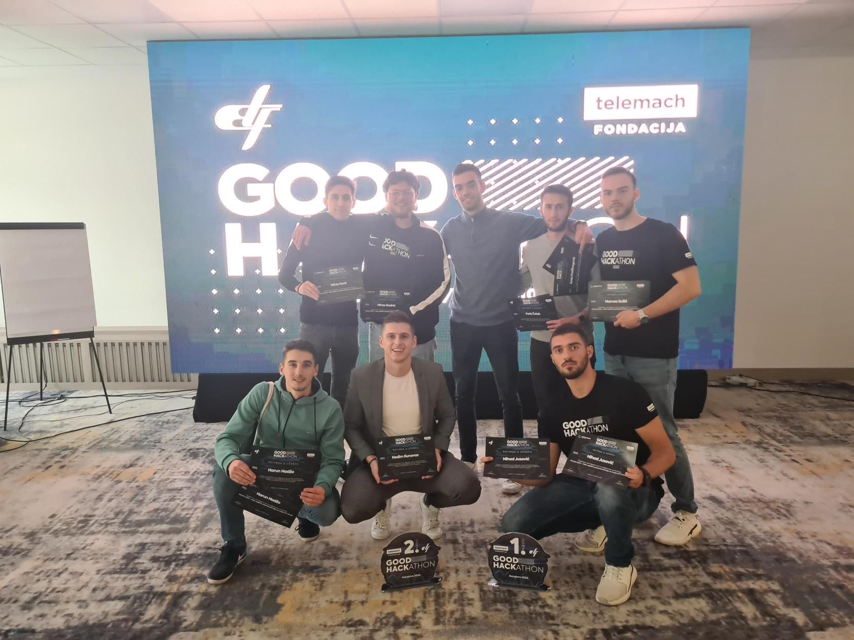 IUS studenti osvojili prvo i drugo mjesto na takmičenju GOOD HACKathon