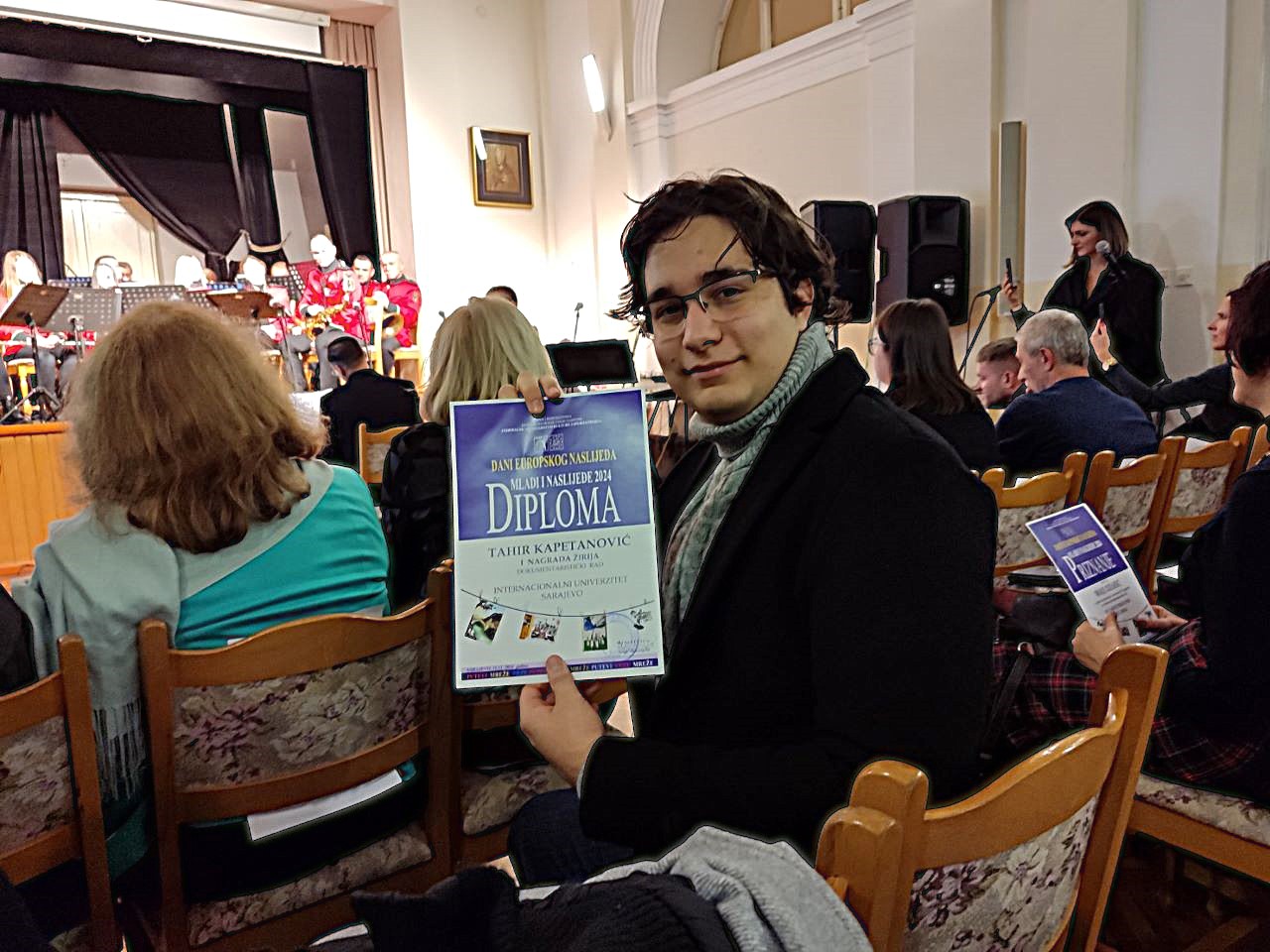IUS Öğrencisi Tahir Kapetanović Federal Kültür ve Spor Bakanlığı'ndan Prestijli Bir Ödül Kazandı