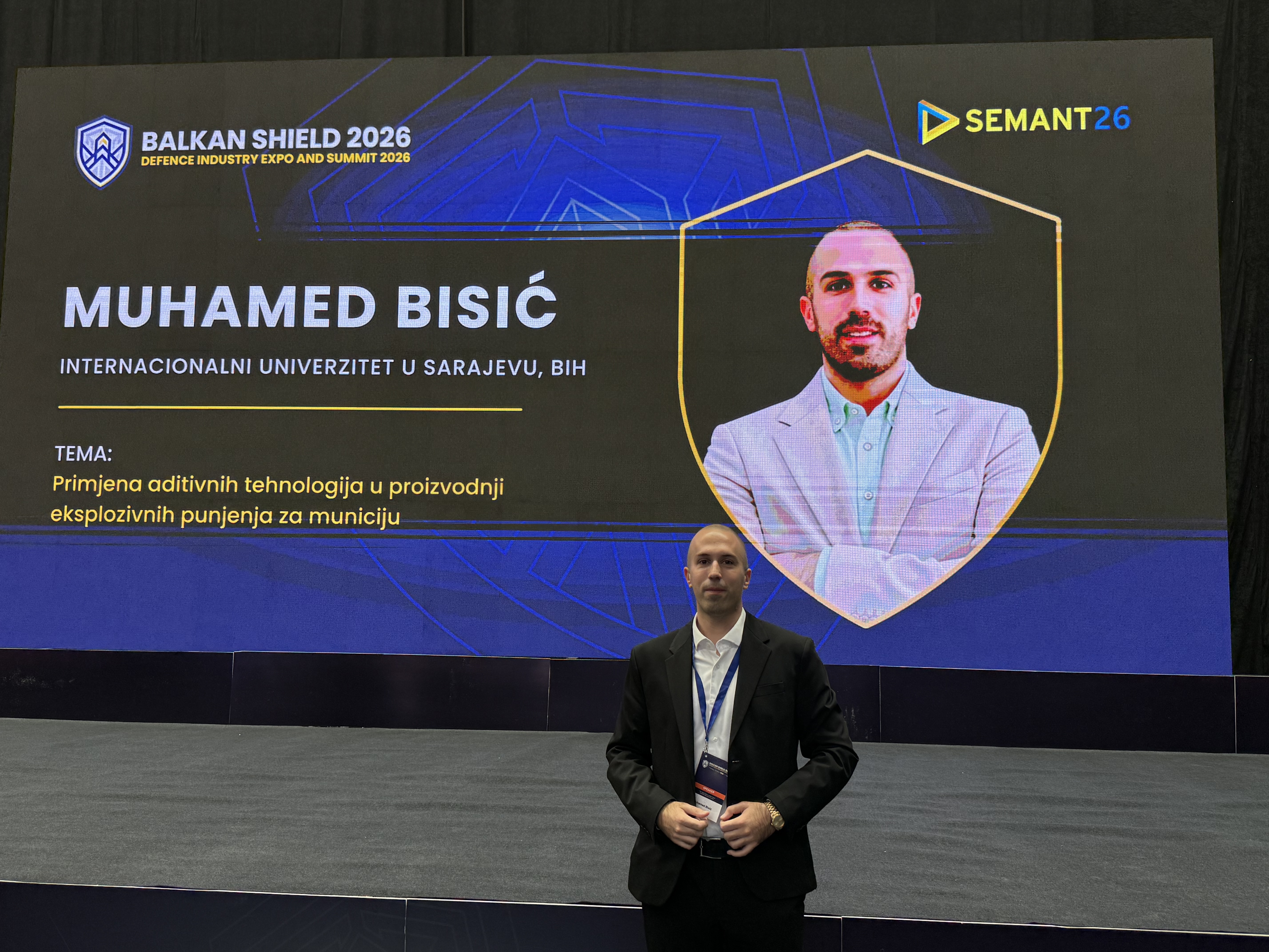 From Research to Real-World Innovation: Muhamed Bisić at Balkan Shield 2026 From Research to Real-World Innovation: Muhamed Bisić at Balkan Shield 2026