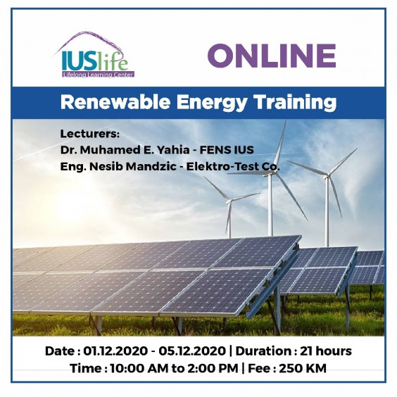 ONLINE Renewable Energy Training