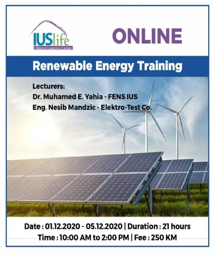 ONLINE Renewable Energy Training