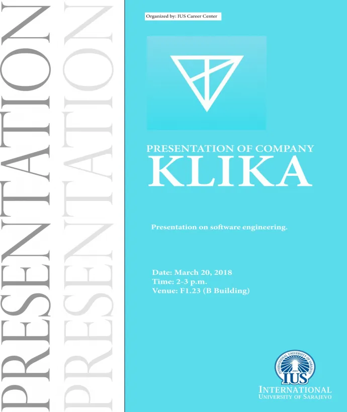 "KLIKA" Şirketi'nin Sunumu