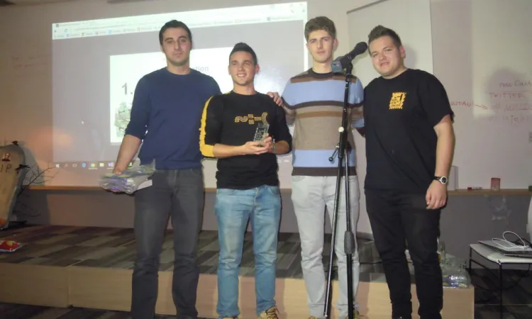 Admir Ferhatović and Ali Husić won Hackathon