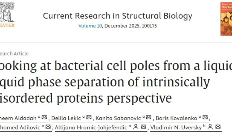 GBE Yüksek Lisans Öğrencileri, Current Research in Structural Biology (Elsevier) Dergisinde Araştırma Makalesi Yayımladı
