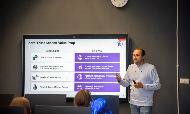 Fortinet Uzmanı IUS'ta Siber Güvenlik Konuşması Yapıyor: Sıfır Güven, Sıfır Kesinti