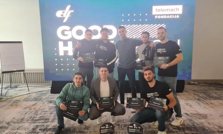 IUS studenti osvojili prvo i drugo mjesto na takmičenju GOOD HACKathon
