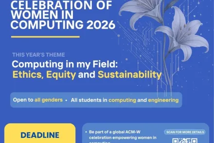 CALL FOR POSTERS - Sarajevo ACM Celebration of Women in Computing - SCWiC 2026