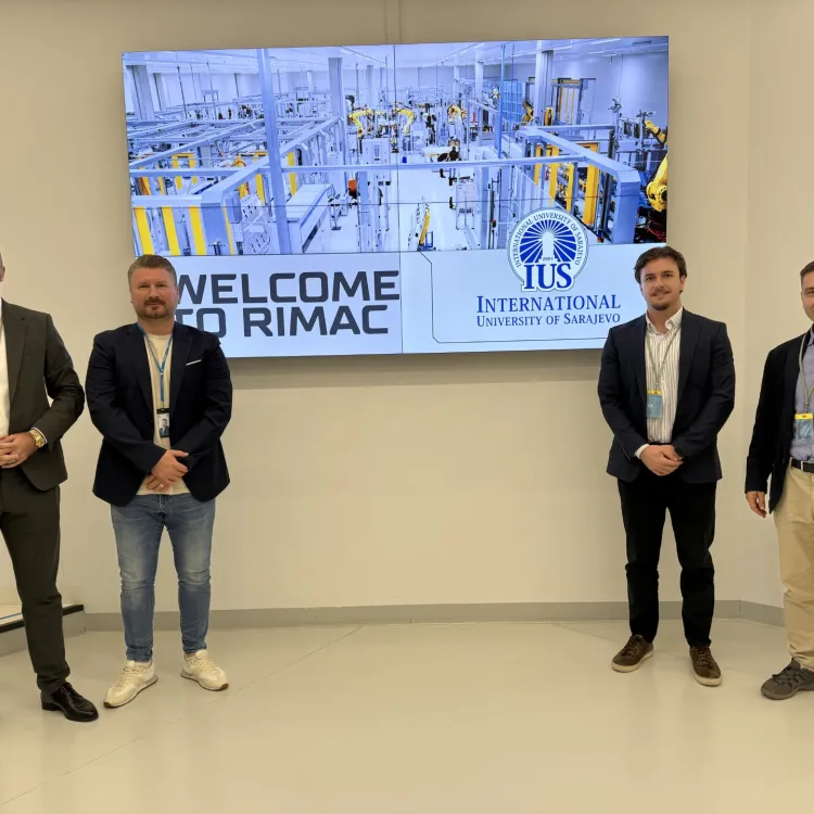 IUS Mechanical Engineering Team Visits Rimac Technology & Bugatti Rimac Campus in Zagreb